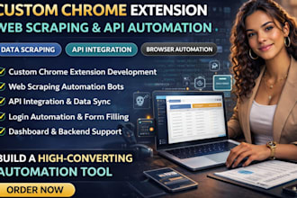 chrome extension promotion developer extension for automation on web app script