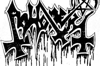 design a fierce crossover thrash metal logo for your band