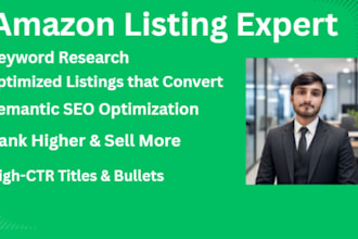 write high converting amazon SEO product listings