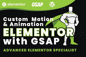 add smooth animations and scroll effects in elementor