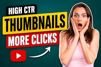 design high CTR thumbnails for faceless cash cow channels