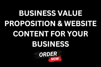 create a clear impactful value proposition for your brand