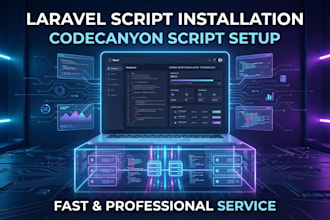 install and configure any laravel script from codecanyon