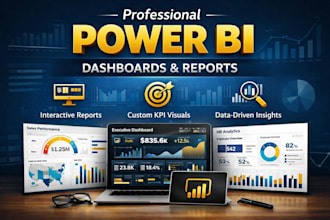 be your power bi expert for dashboards and data analysis