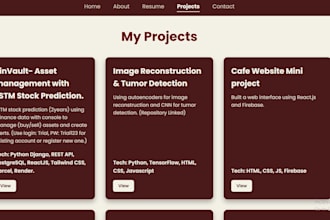 create responsive website using react and mordern technologies