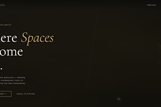 design a modern and elegant business webiste