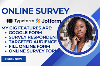 provide targeted survey respondents for the online survey and form filling