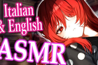 create custom asmr videos, anime girl voice and relaxing female asmr