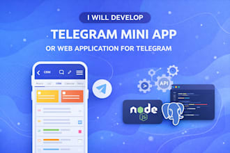 build a custom telegram bot and telegram mini app