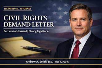 draft a powerful civil rights demand letter to secure your settlement