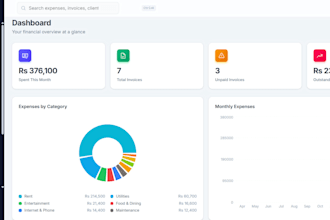 build a full stack expense tracker invoice generator saas with team manage