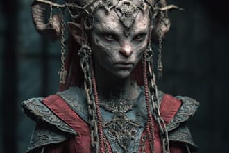 fantasy horror and fantasy horror character