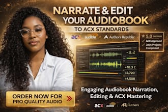 narrate and edit your audiobook to acx standards