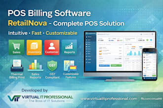 develop a modern pos billing and inventory management system