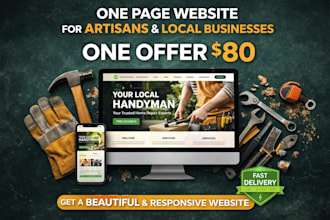 build a responsive one page website
