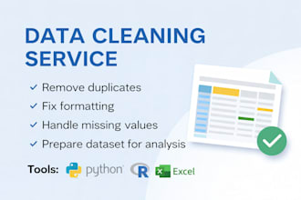 clean, process, and scrape data for analysis