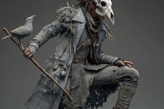 fantasy horror and fantasy horror character