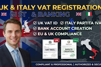uk, italy vat registration expert, hmrc vat id, eu vat support ioss eori oss IT