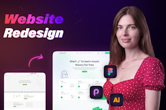 provide code ready figma redesigns for your website