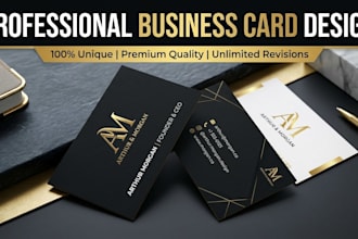 do modern and luxury business card design