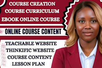 create online course content, course creation, ebook writer on teachable