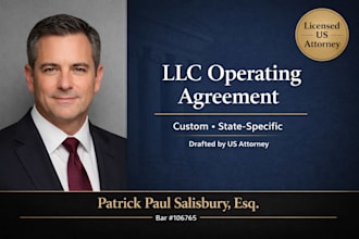 draft a custom llc operating agreement business contracts nda corporate bylaws