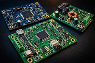 embedded systems firmware and pcb design for iot using esp32, nrf9160, and linux