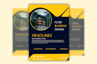 create a stunning and professional flyers