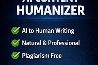 humanize ai generated content to sound natural and human