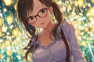 draw anime illustrations for you