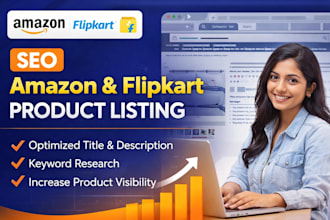 create SEO optimized amazon and flipkart product listing