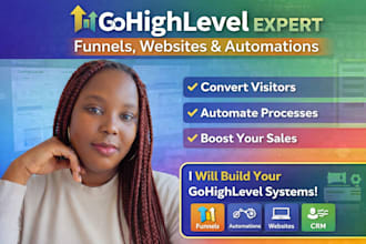 build gohighlevel funnels, websites, and automations