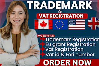 do trademark registration, vat registration, eu grant proposal, german vat id