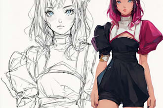 design a anime character