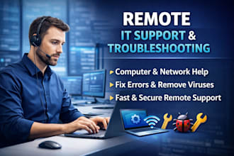 remote IT support and troubleshooting for your device