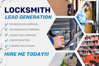 generate locksmith leads,locksmith facebook ads,locksmith google ads,video ads