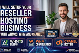 setup reseller hosting business with whmcs, whm and cpanel