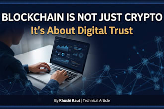 write clear technical articles on blockchain and ai