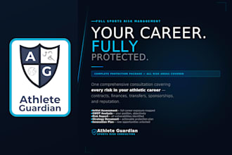 provide full sports risk management consulting for your career