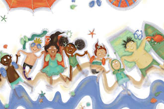 do whimsical story illustration children story cover art children storybook