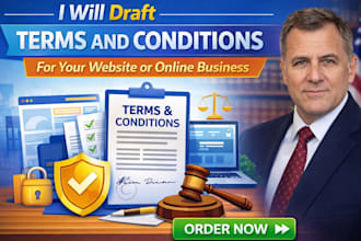 draft terms and conditions for your website or online business