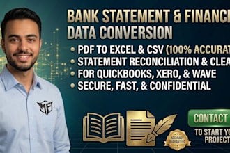 convert bank statements for quickbooks or xero
