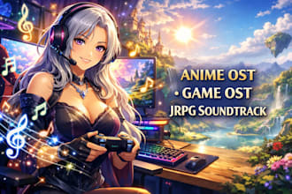 compose anime ost, game ost, jrpg soundtrack or anime bgm