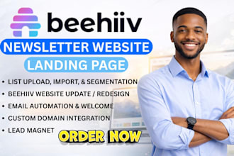 setup beehiiv newsletter beehiiv landing page ai newsletter automation design