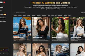 develop ai chatting website, ai nsfw website, ai saas website, ai functionality