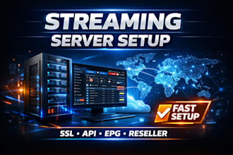 fully setup xtream ui xui one server, ssl installation api integration epg conf