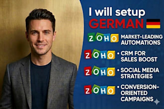 setup german zoho marketing automation, zoho crm, zoho social zoho form campaign
