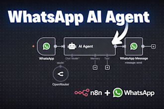 build whatsapp ai agent chatbot automation using openai API