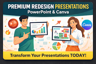redesign your powerpoint or canva presentation slides