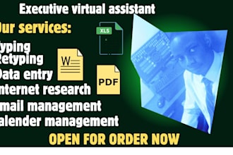 be virtual assistant, executive assistant, calendar management, email management